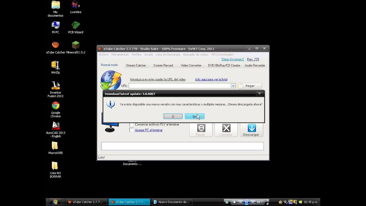 Como grabar con atube catcher y poner musica YouTube Como grabar con atube catcher y poner musica YouTube