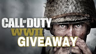 Call of Duty: WWII Beta Code Giveaway PS4 ENDED