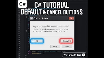 Default & Cancel Button in C#