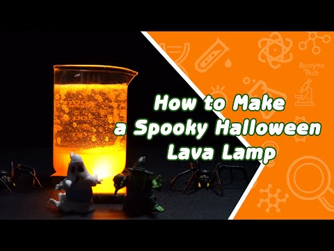 Make a Spooky Halloween Lava Lamp  