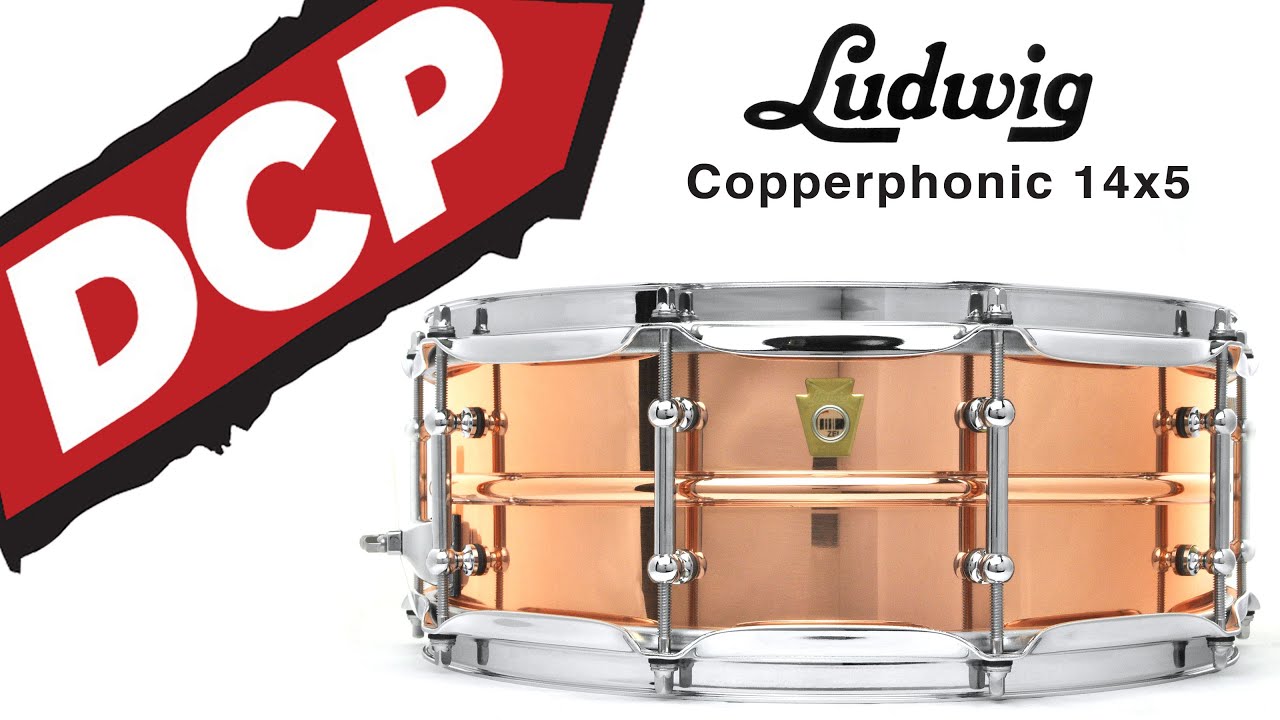 Ludwig LC660T Copper Phonic Snare Drum 14x5 w/Tube Lugs
