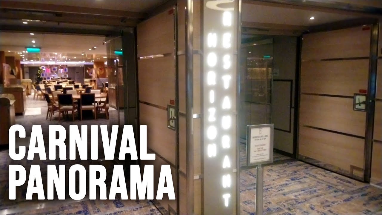 Carnival Panorama Horizon Restaurant YouTube Carnival panorama horizon restaurant youtube