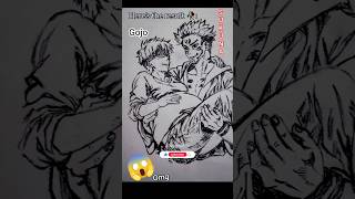 Can you draw Gojo and Sukuna Drawing 🔥 | #jujutsukaisen  #Art 🎨 #shorts #anime #drawing