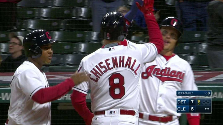 Chisenhall hammers a grand slam in the 9th