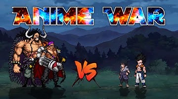 Zephyr & Kaido V3 OP VS Sasuke Indra (OmHy) & Gogeta OP in Jump Force Mugen