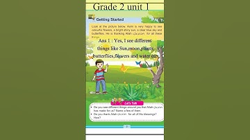 SNC English Grade 2 || Solved getting started exercise unit 1