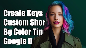 How to Create Custom Keyboard Shortcuts for Background Color in Google Docs