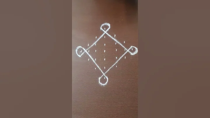 EASY RANGOLI #easymuggulukolam #rangoli #freehandrangolis #indianart #muggulu #simple #shorts