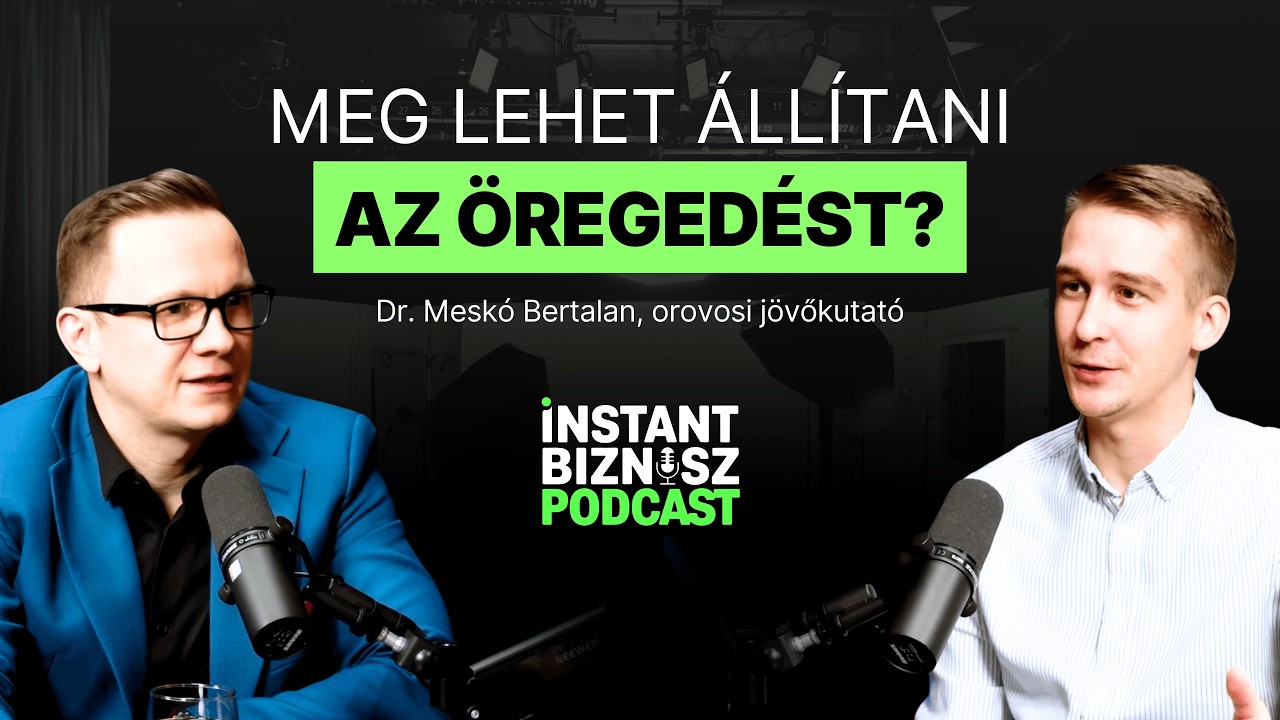Hogyan élj örökké? LELEPLEZZÜK a hosszú élet titkát | Dr. Meskó Bertalan orvosi jövőkutató