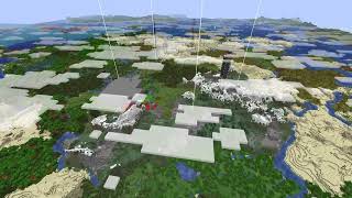 Minecraft Distant Horizons Distance LOD Test