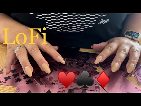 ASMR | LoFi | playing cards ♦️🃏❤️♣️♠️