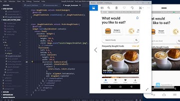 Food Delivery App -  4. Designing the food Item.