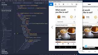 Food Delivery App -  4. Designing the food Item.