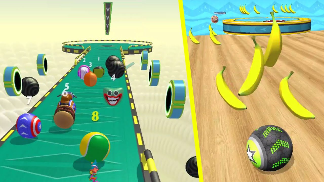Going Balls Vs Action Balls All Levels Gameplay Android iOS #303 - YouTube