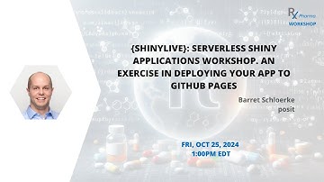 {shinylive}: Serverless Shiny applications workshop