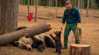 Ayıcık, Ölen Annesini Kurtarması Için Yalvardı. Adam Imkansızı Başardı