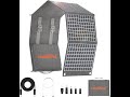 LUMOPAL 60 watt Foldable Solar Panel Review - Pros & Cons - Portable Solar Panel