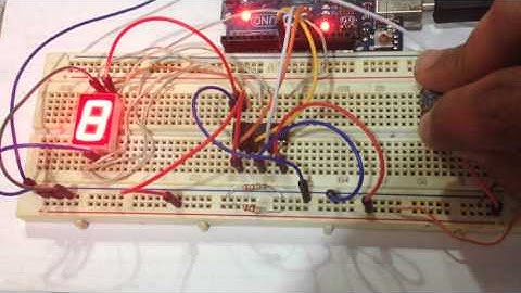 Laboratorio 5 Controlar desde el Arduino, un Display LED de 7-Segmentos, a través de un IC 74HC595