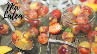 Frucht-Gelee Kugeln I wie vegane Gummibärchen - Nia Latea