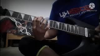 lefthanded tuduhan guitar cover solo