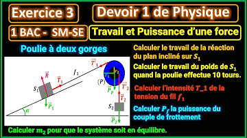 Exercice 3 du devoir 1:  Travail et puissance d