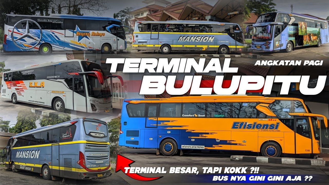TERMINAL BESAR TAPI KOK⁉️SUASANA ANGKATAN PAGI TERMINAL BUS BULUPITU PURWOKERTO, ADA APA SAJA❓