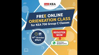 INSPIRO KEA 708 | Orientation class Preparation Strategy of Paper 1 & 2 | #kea | #syllabuscoverage screenshot 3