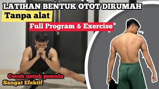 How to Exercise & Build Muscle at Home WITHOUT EQUIPMENT | For Beginners by Septian Dwi