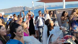 marriage in Oia, Santorini.   ποντιακός γάμος με κλαρίνο στη Οία, Σαντορίνη