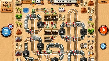 Rail Maze 2 Interesting Gameplay - Train Puzzle Game - Android Gameplay #2001