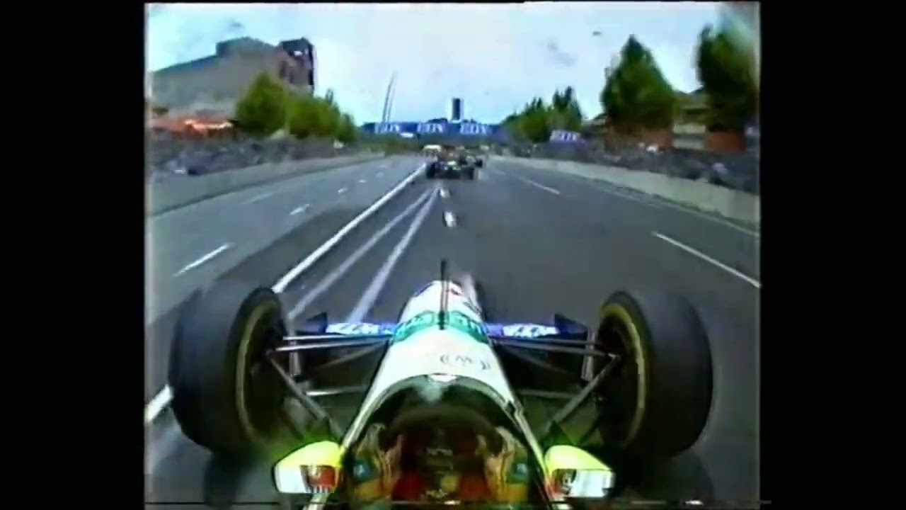 Christian Fittipaldi Onboard Race Start Adelaide 1994