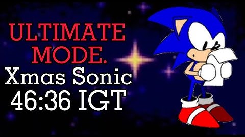 SRB2 Christmas Sonic Ultimate Mode Complete