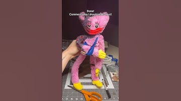 Damaged Kissy Missy DIY 🧵🪡🧶 #kissymissy #plushtoys #cuteplush #poppyplaytime #yarnaby #doey