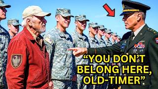 Recruits Laughed at the Old Veteran Lining Up For Inspection β Until the General Saw His Patch
