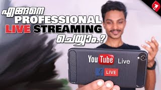 How To Make best Professional Live Streaming|Malayalam OBS Tutorial|
