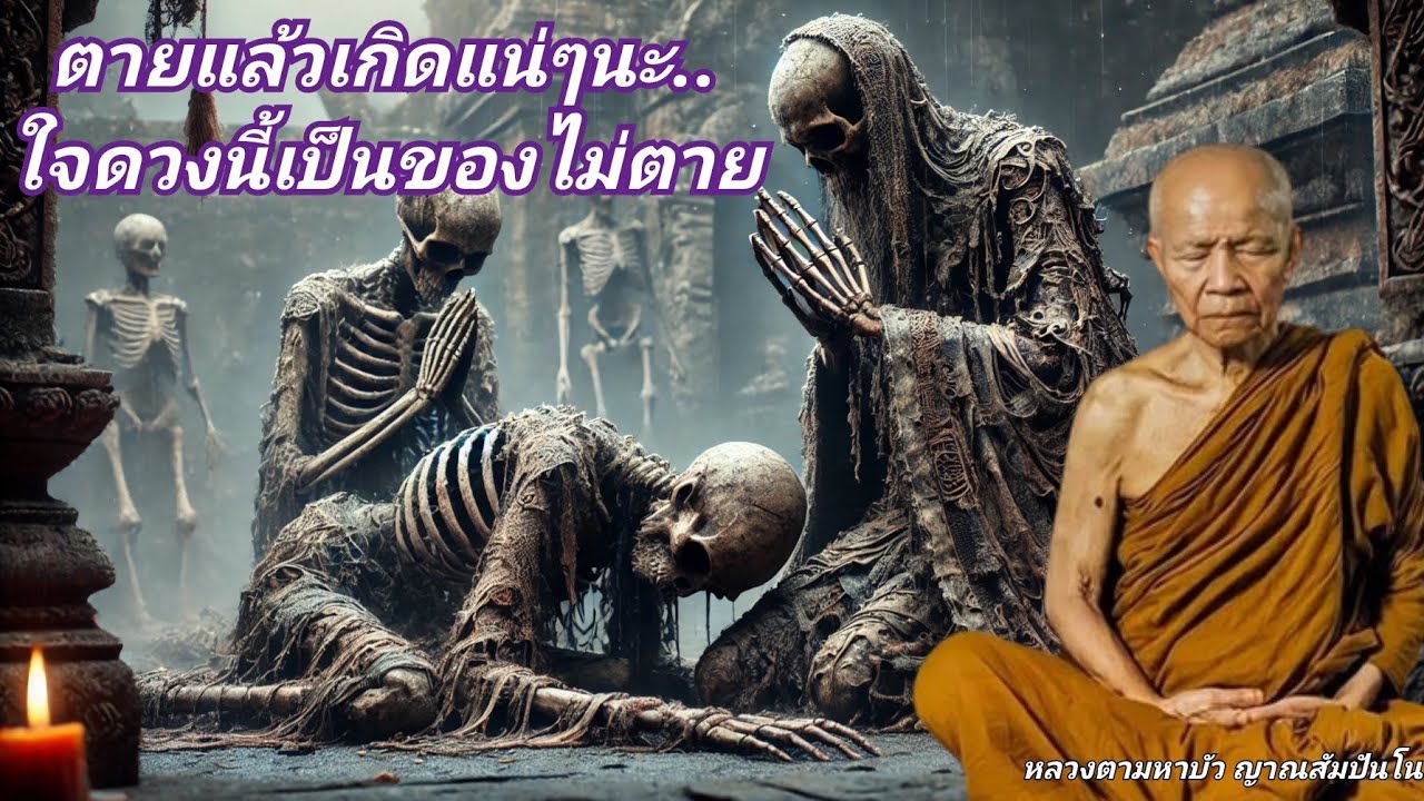 ตายแล้วเกิดแน่ๆนะ ใจดวงนี้เป็นของไม่ตาย โดยหลวงตามหาบัว ญาณสัมปันโน วัดป่าบ้านตาด ธรรมะพระอรหันต์