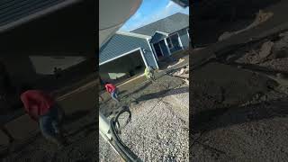 Pouring concrete driveway and sidewalk - blue collar ￼Jessica @meadecountylocal