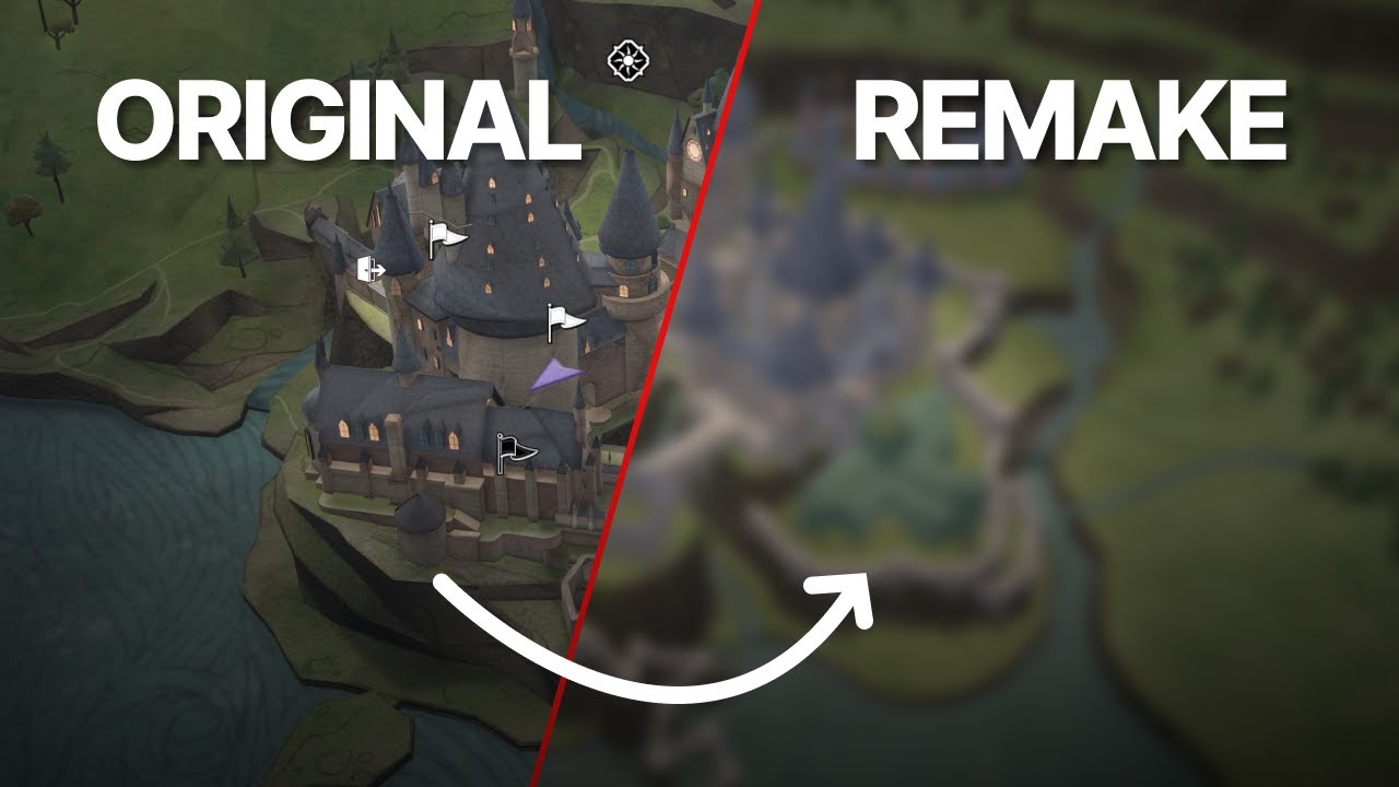 I Recreated Hogwarts Legacy Map Without 3D Modeling
