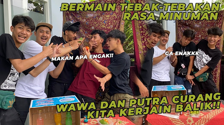 TEBAK-TEBAKAN RASA MINUMAN !! INILAH EKSPRESI ANAK-ANAK KUSUMAWARA.