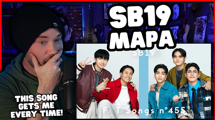 Metal Vocalist Reacts - SB19 - MAPA / THE FIRST TAKE