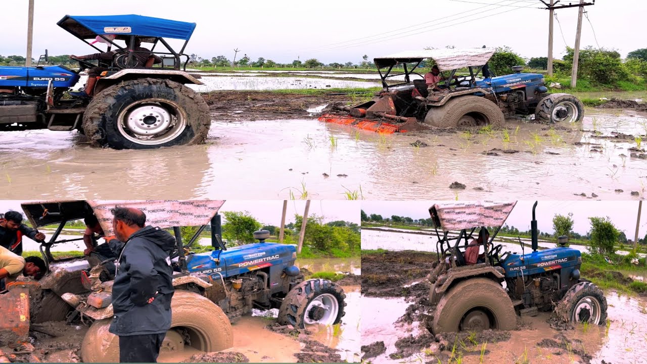 पॉवरट्रैक 4x4 आज फस गया कीचड़ में😱| Anil Shivhare |