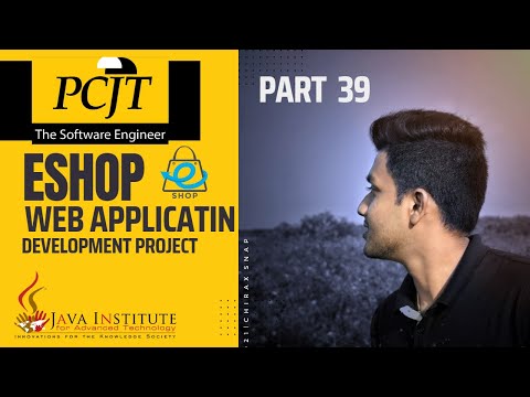eShop Web Application | JAVA institute | PCJT video 39