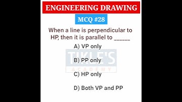 ENGINEERING DRAWING MCQ 28  #shorts #tiklesacademy