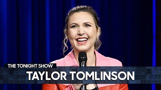 Taylor Tomlinson StandUp: AntiDepressants, Settling Down | The Tonight Show Starring Jimmy Fallon