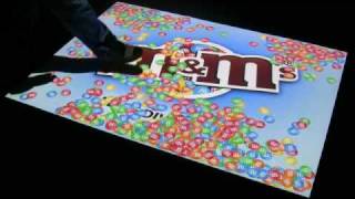 Интерактивная реклама m&m's