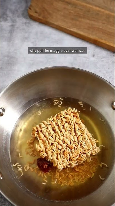 Maggie vs wai wai #maggie #waiwai #thoughts