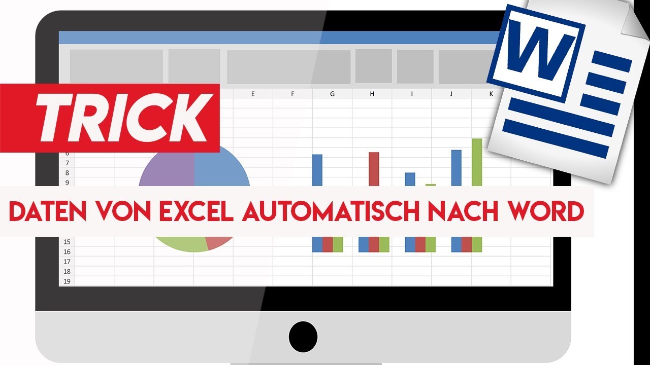 Update New Text \u0026 Daten aus EXCEL nach WORD kopieren / übertragen (automatisch)