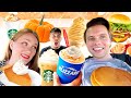 Tasting VIRAL Celebrity Foods! Pumpkin Spice EVERYTHING!!!