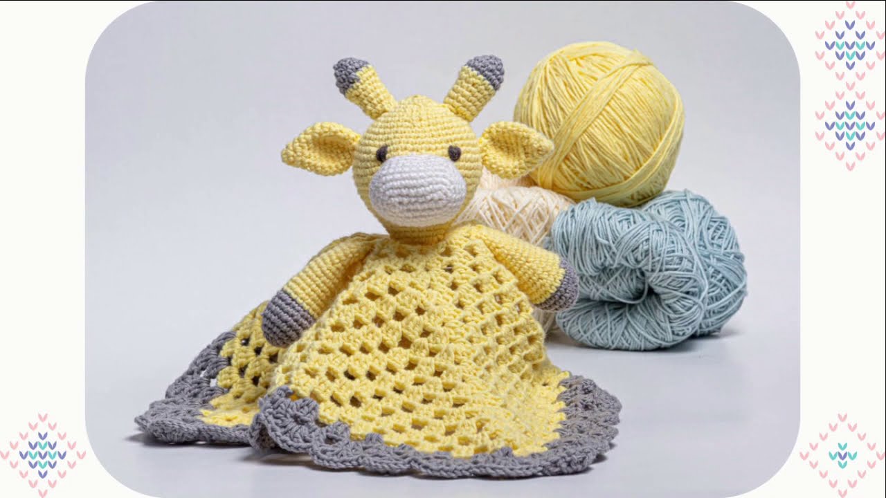 MANTITA DE APEGO - JIRAFITA  (Parte 2 - Hocico, cuernito y oreja)