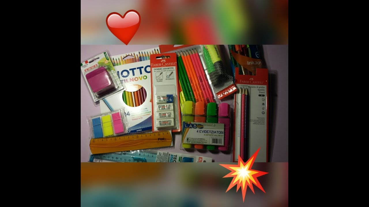 💕BackToSchool💕#1💕Acquisti Scolastici💕 |S.C.02|